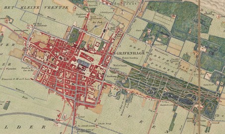 The Hague, with the “Bosch” to the right 