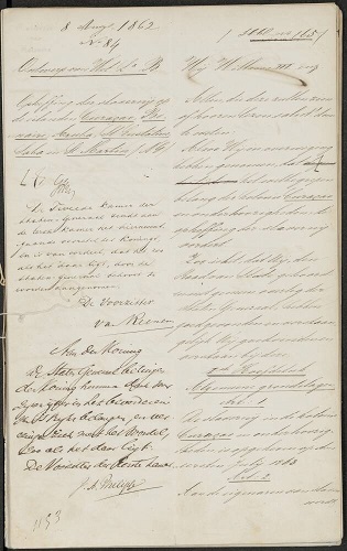 Fragment Koninklijk Besluiten afschaffing slavernij in Suriname en de Antillen. Fragment Koninklijk Besluiten afschaffing slavernij in Suriname en de Antillen.