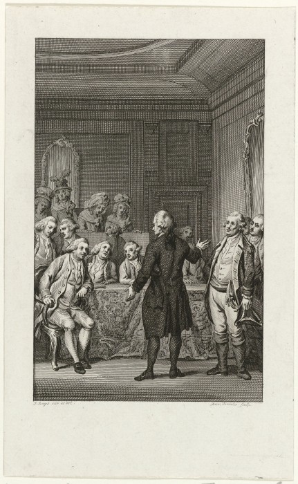 The introduction of Pieter Johan van Berckel as the first Dutch ambassador to the United States of America on 31 October 1783 The introduction of Pieter Johan van Berckel as the first Dutch ambassador to the United States of America on 31 October 1783
