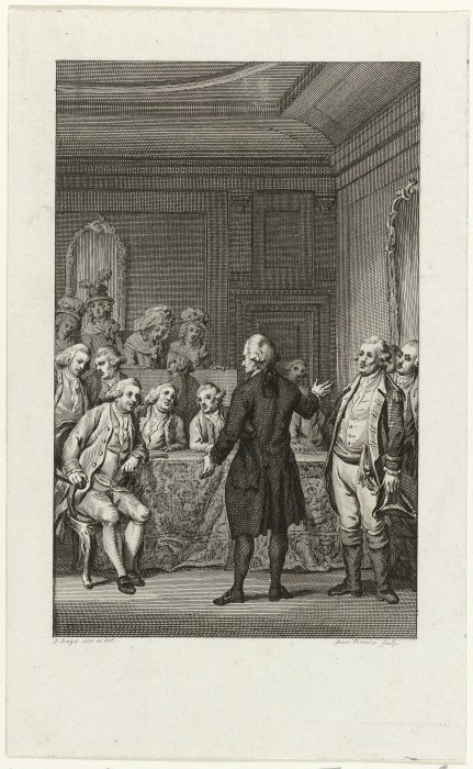 The introduction of Pieter Johan van Berckel as the first Dutch ambassador to the United States of America on 31 October 1783