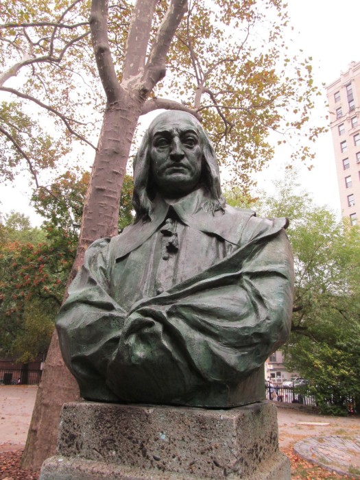 Bust of Stuyvesants, photo by author