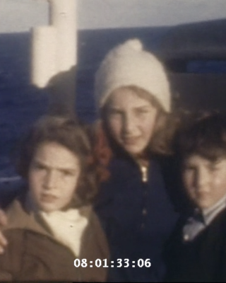 During the voyage on the Gripsholm and upon arrival in New York, Gerrit Verdoner filmed his children and relatives, 1946.