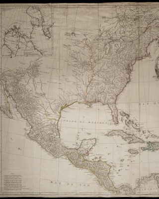 Kaart van Noord- en Midden-Amerika