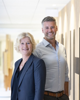 Foto van Afelonne Doek en Tom de Smet. Fotograaf: Tineke Dijkstra.