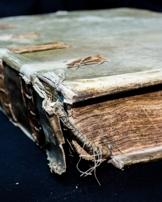 Beschadigd boek uit archief