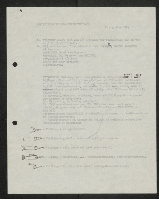 instructies geheim agent Zwaardvisch 1944