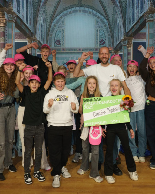 Winnaar geschiedenisdocent 2025 Guido Faas. Foto: Jeunique/Rijksmuseum