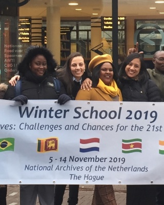Groepsfoto deelnemers Winter School Gedeeld Cultureel Erfgoed.