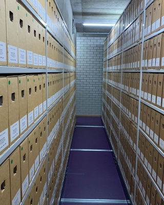 dossiers in het depot van het Nationaal Archief