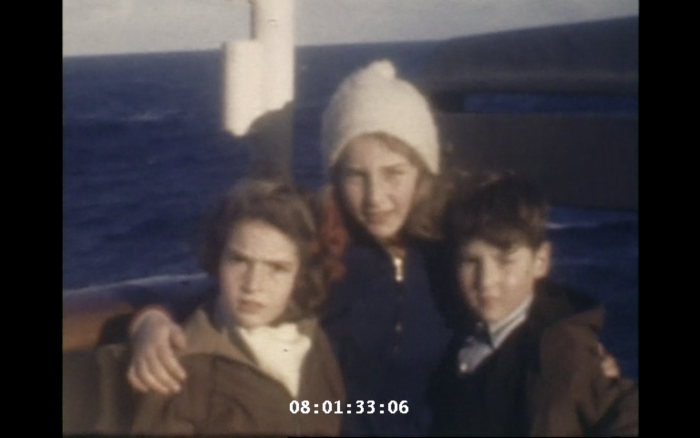During the voyage on the Gripsholm and upon arrival in New York, Gerrit Verdoner filmed his children and relatives, 1946.