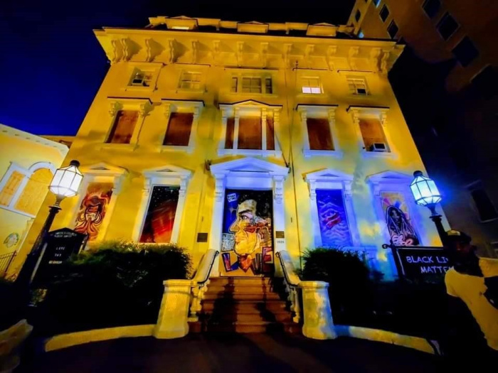 Demont Peekaso Pinder, Portrait of Rev. William D. Hawley by night