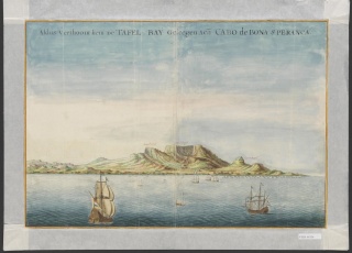 Nederlands fort op Kaap de Goede Hoop