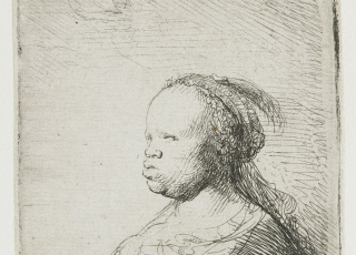 African woman, Rembrandt van Rijn, c. 1630