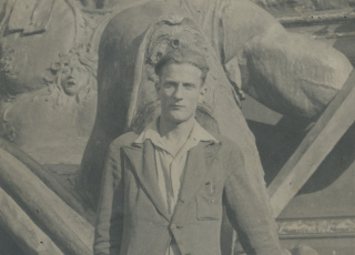 Sjaak Burger in Berlijn, 1944