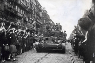 Geallieerden in Brussel (4 september 1944)