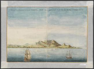 Nederlands fort op Kaap de Goede Hoop
