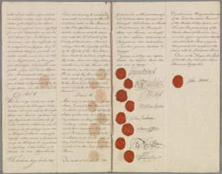 Handels en vredesverdrag met de Verenigde Staten