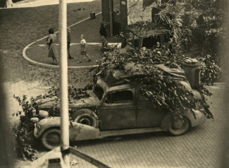 Duitsers en NSB'ers verlaten Rotterdam (5 september 1944)