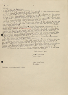 Petitie van Curaçao aan de Nederlandse regering, waarin de speech van koningin Wilhelmina genoemd wordt (1946) p. 2