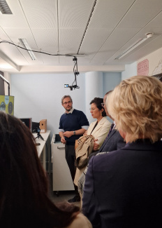 Bezoek aan de educatiestudio