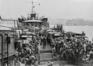 Aflossing Britse troepen door KNIL en Koninklijke Landmacht, 1946