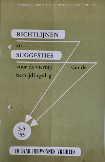  Bevrijdingsdag 1955 brochure richtlijnen en suggesties