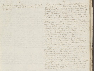 Citaat van Boni uit het proces-verbaal van Jonas van ’s-Haagenbosch (25/26 april 1776).