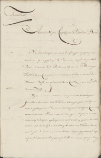 Brief van Gouverneur Crommelin aan Boston Band met een klacht over het beperkte aantal teruggestuurde ontsnapte tot slaafgemaakten (29 december 1761) (bevat racistisch taalgebruik).