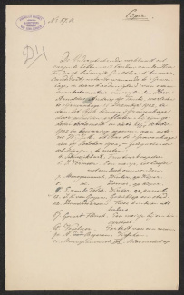 Brief legaat Meisje met de parel 1903