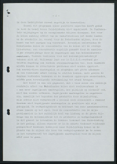 Pagina 2 van de Eerste Mijnnota (1965).