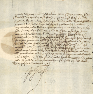 Brief waarin koning Filips II de hertog van Alva bevestigt als landvoogd van de Nederlanden (1567).