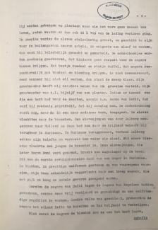 Verslag van de Openbare Communistische Vergadering, waar Anton de Kom een speech geeft (1933). Dit document bevat racistisch taalgebruik.