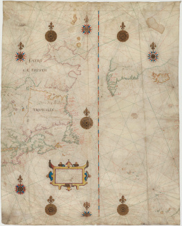 ‘Nieuwe Pascaert van IJslant, Fretum Davids ende de landen daerbij Weste […]’ door Joris Carolus, 1626 [4.VEL inv.nr. 1]