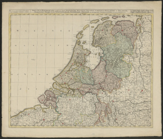 Kaart Republiek der Zeven Verenigde Provinciën