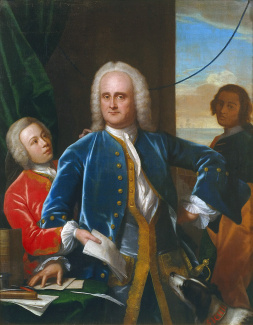 Jan Albert Sichterman met zijn zoon Jan Albert, door Philip van Dijk, Groninger Museum
