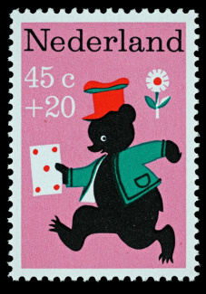 Postzegel Pippeloentje Wim Bijmoer, 1967
