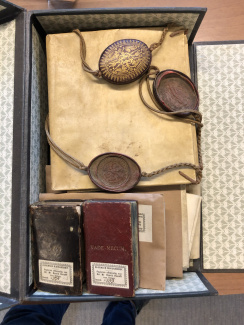 Omslag reisjournaal van Joan Geelvinck 1663-1664