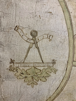 Detail kaart Goeree-Overflakkee jaartal 1585