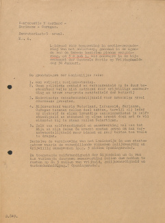Eén van de te bespreken documenten tijdens de Rondetafelconferentie West, waarin Indonesië als mogelijk vierde land binnen het koninkrijk wordt genoemd (1948)