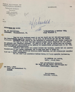 Bericht vermissing F. Ortt