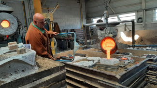 Bronsgieten van ornament