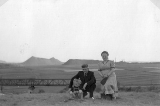Limburg, 1950. Gezin Navis herenigd