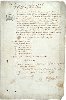 Schaghenbrief, 5 november 1626