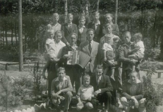 Jongens van paviljoen 8, augustus 1946