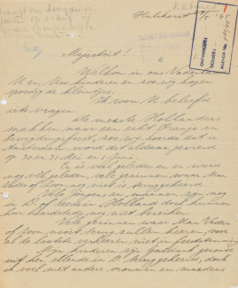 Brief van mw. v.d. Mijn - V.d. Ploeg