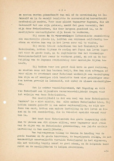 Uitgeschreven radiotoespraak van Willem Drees, 8 januari 1953.