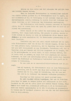 Uitgeschreven radiotoespraak van Willem Drees, 8 januari 1953.