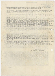 Brief van tandarts Karthaus aan het Militair Gezag, 24 februari 1945. Nationaal Archief, toegang 2.13.25 inv.nr. 643.