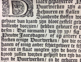 Verordening tegen vuurwerk 1756