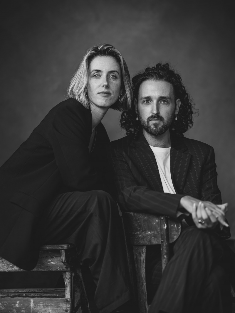 foto van historici Mark Bergsma en Agnes Cremers